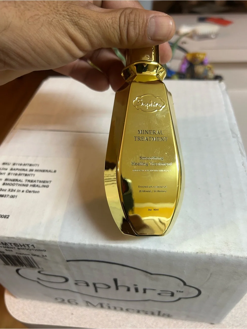 26 Count Mineral Treatment Smoothing Oil - Gold